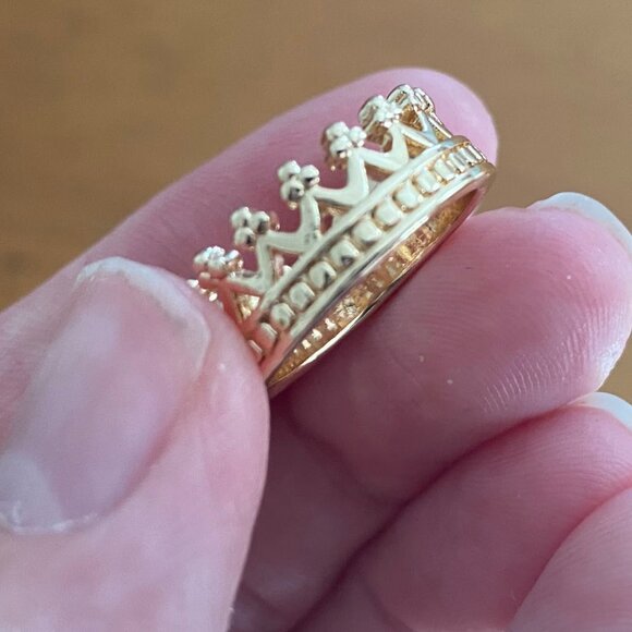 NWT! MJMAOYI Gold Crown Ring - Picture 4 of 7
